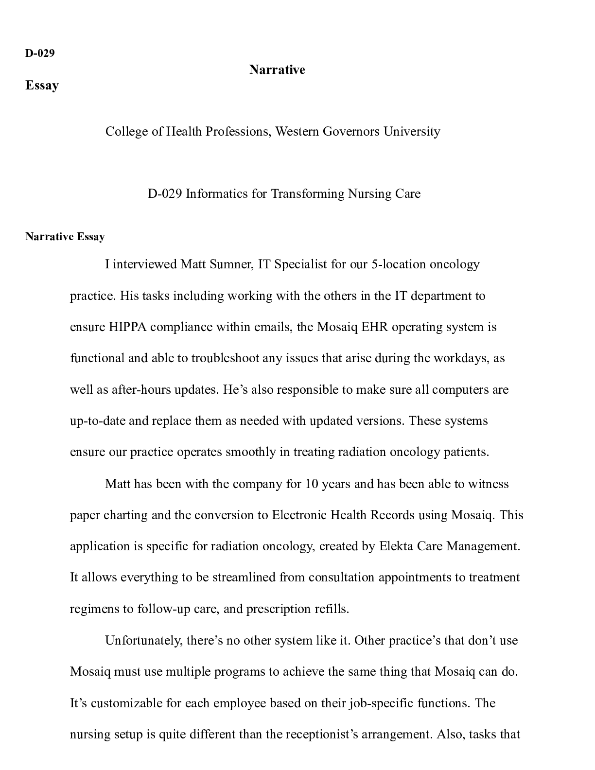 Preview image of Narrative Essay.docx  D-029 document